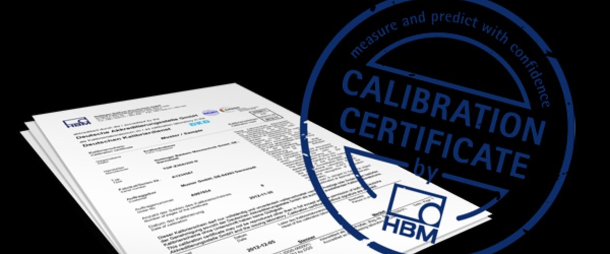 calibration certificate